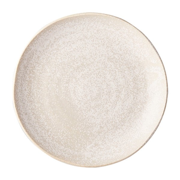 Biały ceramiczny talerz MIJ Fade, ø 24 cm
