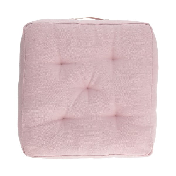 Różowa bawełniana poduszka na krzesło Kave Home Sarit, 60x60 cm