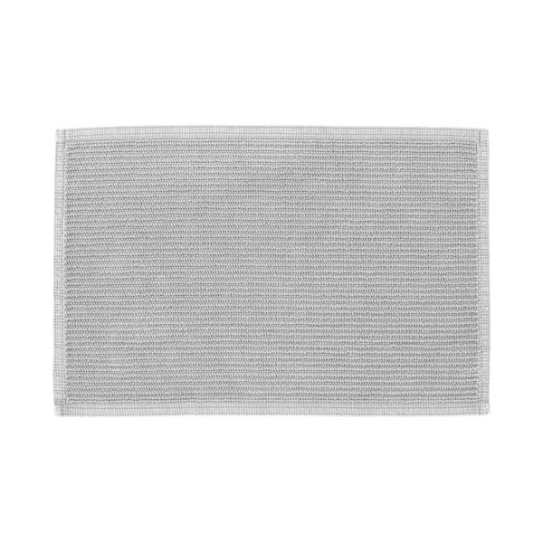 Jasnoszary bawełniany dywanik łazienkowy Kave Home Miekki, 40x60 cm