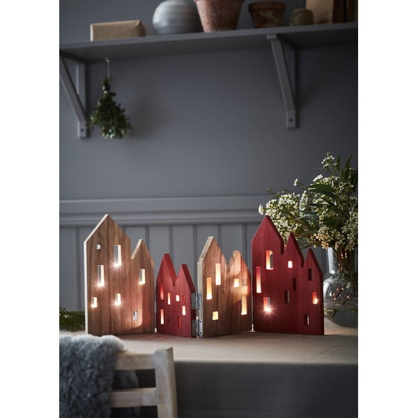 Drewniana świąteczna dekoracja świetlna Markslöjd View