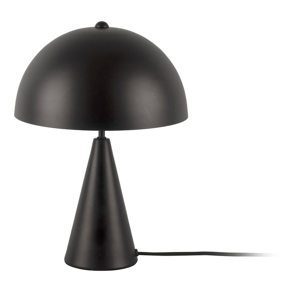 Zdjęcia - Nóż stołowy Czarna lampa stołowa Leitmotiv Sublime, wys. 35 cm czarny
