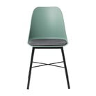 Zestaw 2 zielono-szarych krzeseł Unique Furniture Whistler