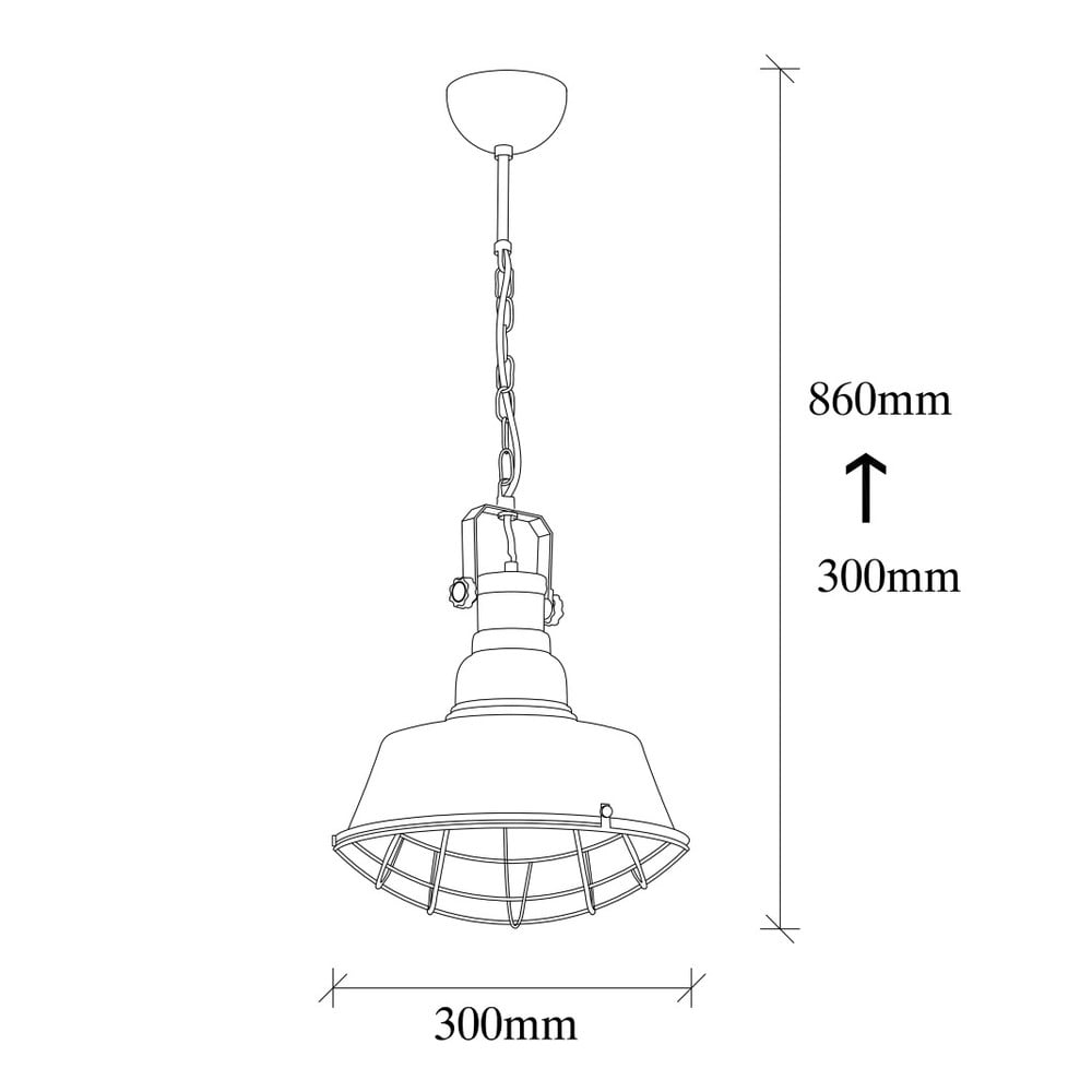 Czarna metalowa lampa wisząca Opviq lights Soultana