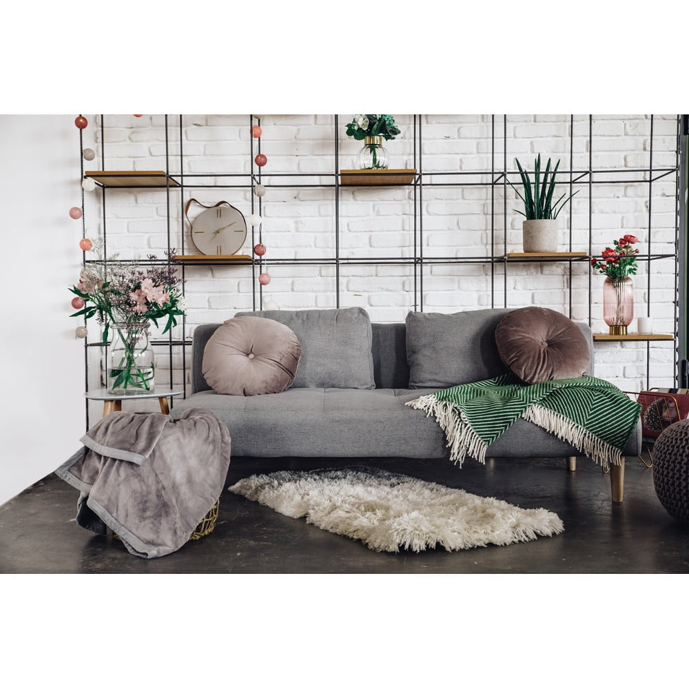 Jasnoszara sofa rozkładana Bonami Essentials Matylda