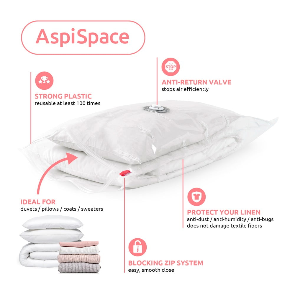 Worki próżniowe zestaw 2 szt. Aspispace M – Compactor