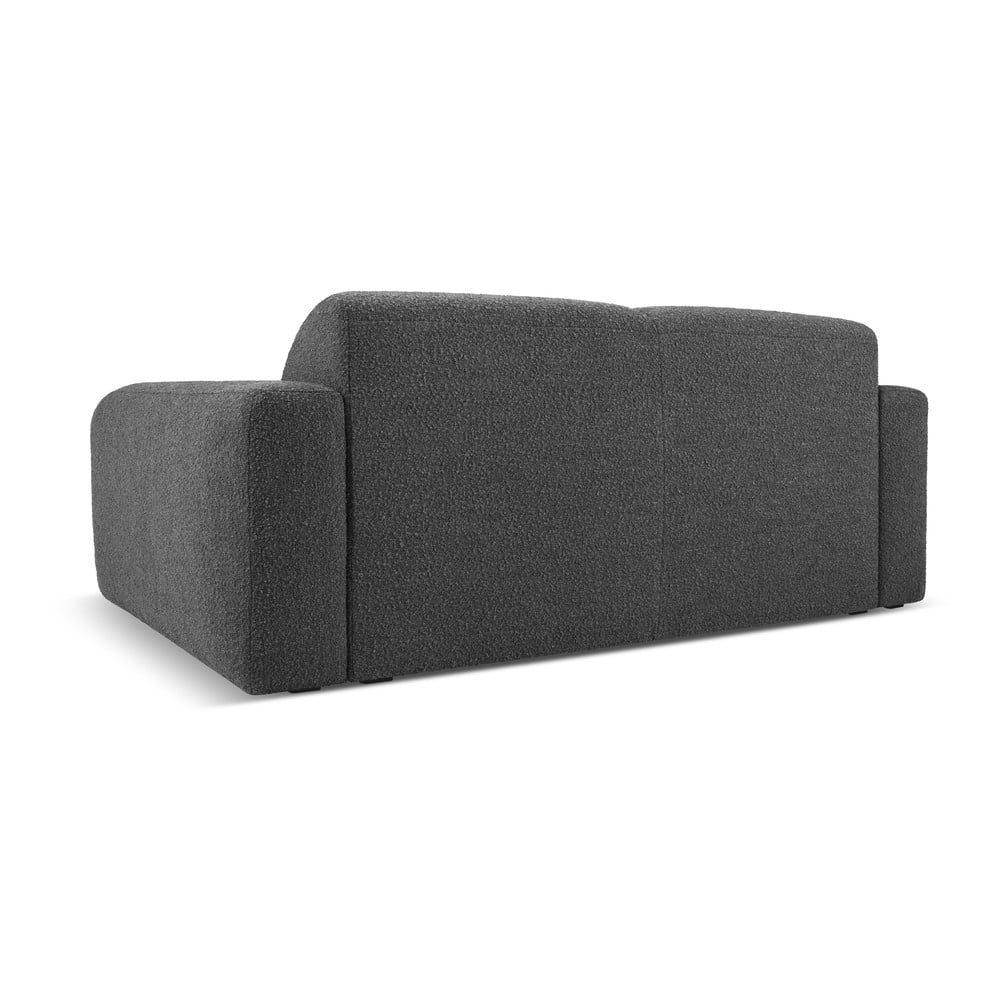 Ciemnoszara sofa z materiału bouclé 170 cm Molino – Micadoni Home