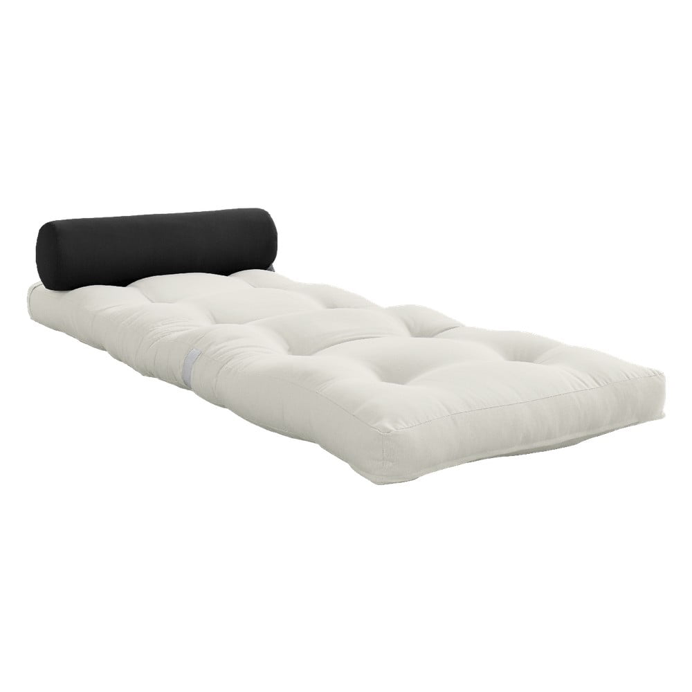 Фото - Надувний матрац Białoszary materac futon 70x200 cm Wrap Natural/Dark Grey – Karup Design b