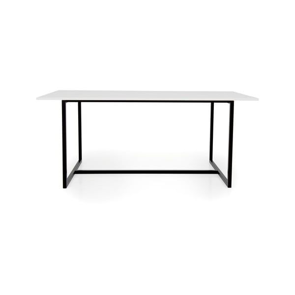 Biały stół z czarną metalową konstrukcją Tenzo Mello