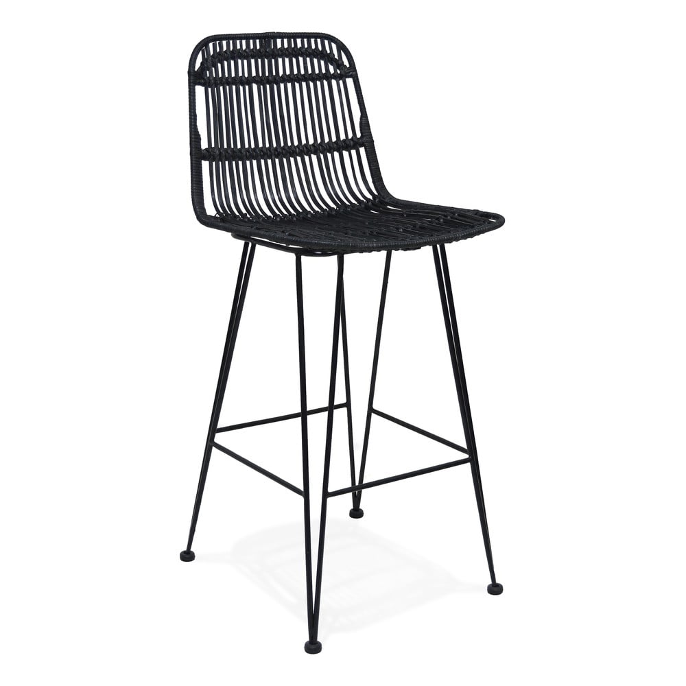 Czarny hoker Kokoon Liano Mini, wys. siedziska 65 cm