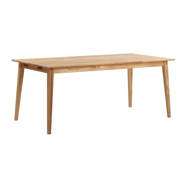 Naturalny stół z drewna dębowego Rowico Mimi, 180 x 90 cm