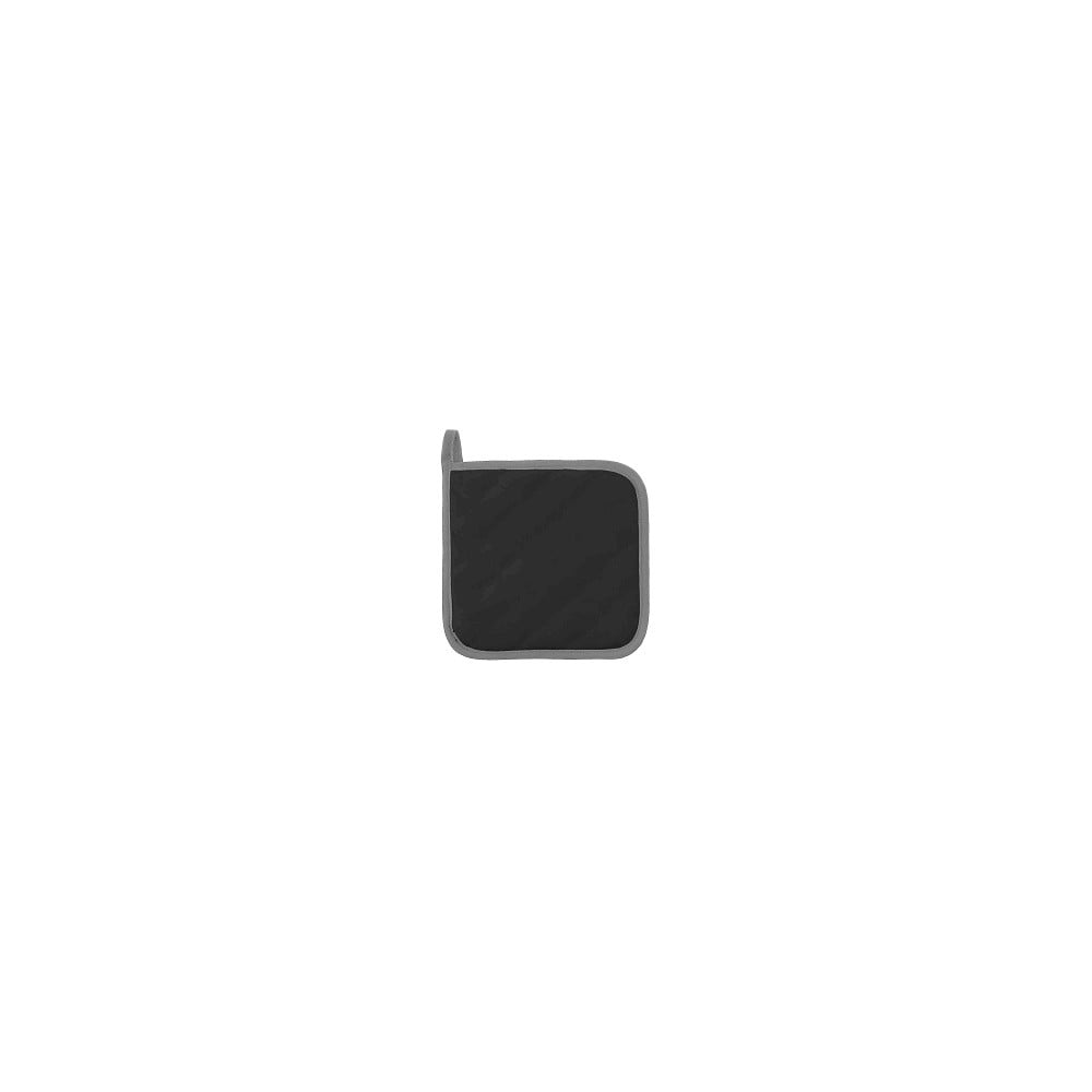 Czarny bawełniany chwytak kuchenny Tiseco Home Studio Abe, 20x20 cm