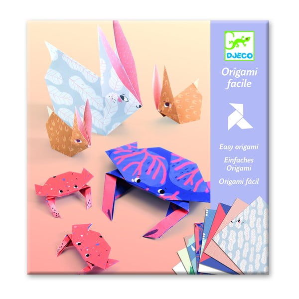 Zestaw 24 sztuk z origami z instrukcją Djeco Family