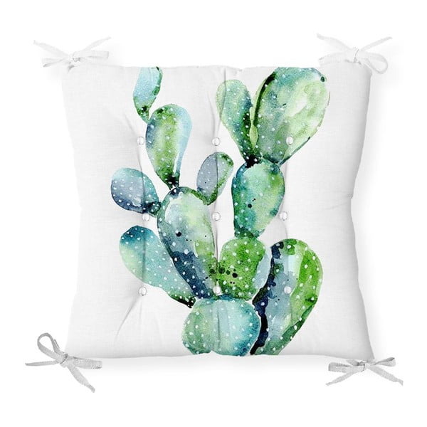 Poduszka na krzesło z domieszką bawełny Minimalist Cushion Covers Cactus, 40x40 cm