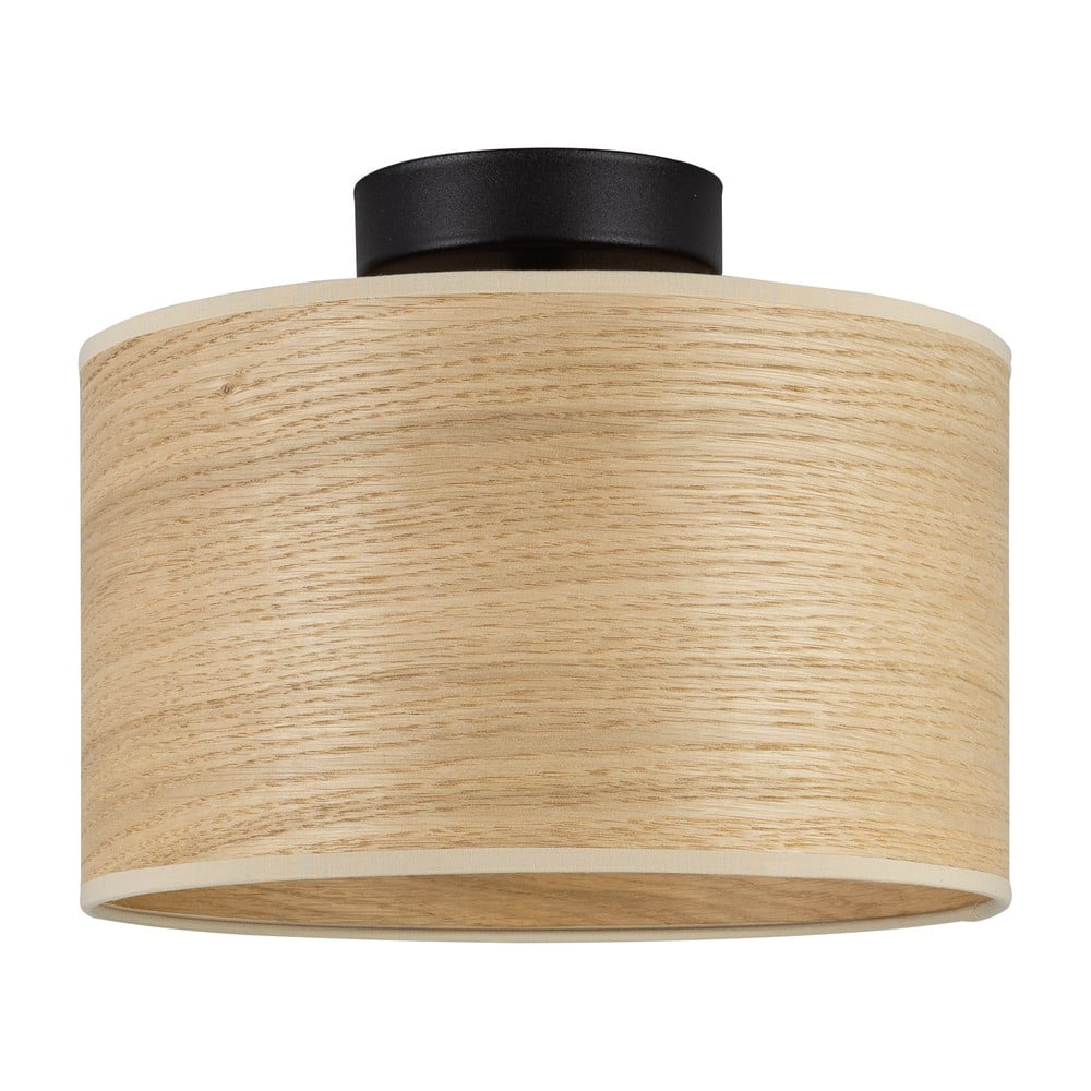 Lampa sufitowa z kloszem z drewna dębowego Sotto Luce TSURI S