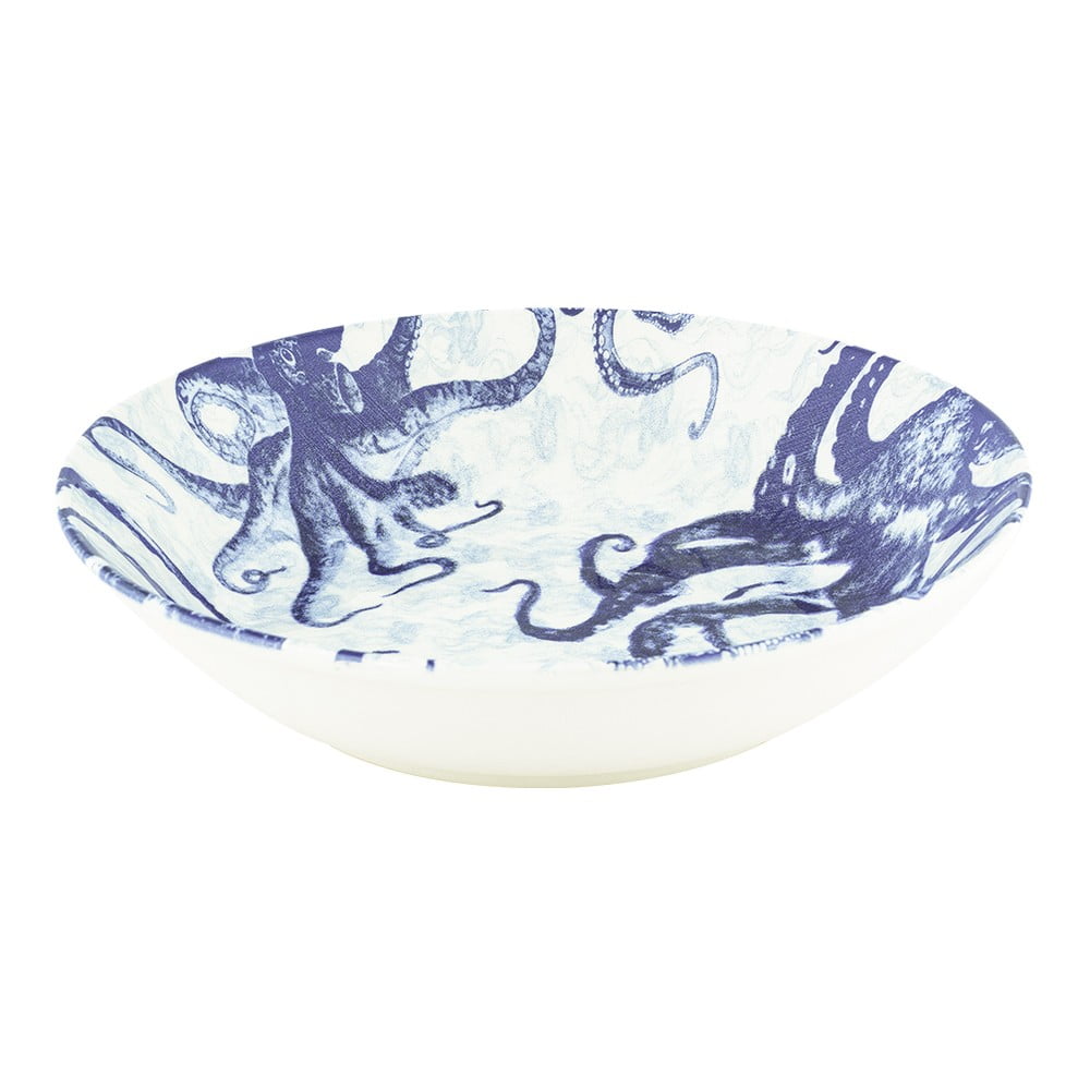Niebiesko-biała ceramiczna miska Villa Altachiara Positano, ø 30 cm