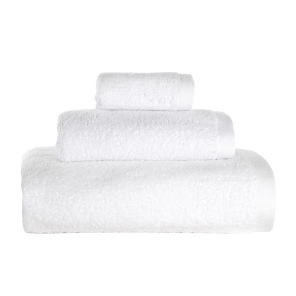 Zestaw 3 białych ręczników Artex Alfa