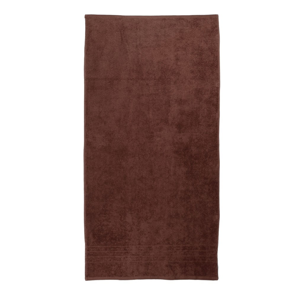 Ciemnobrązowy ręcznik Artex Omega, 70x140 cm