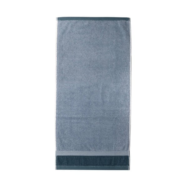 Niebieski bawełniany ręcznik kąpielowy Ethere Banda Blue, 100x150 cm
