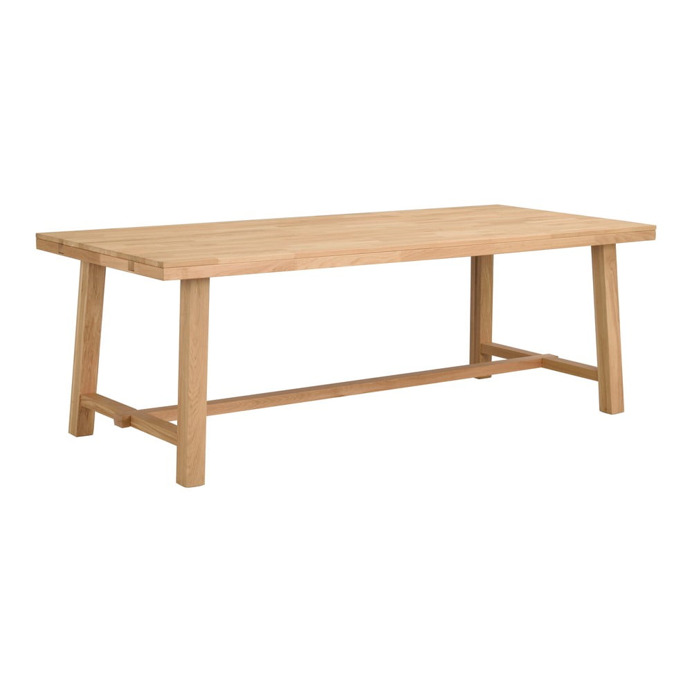 Zdjęcia - Stół kuchenny Stół ze szlifowanego drewna dębowego Rowico Brooklyn, 220x95 cm naturalny