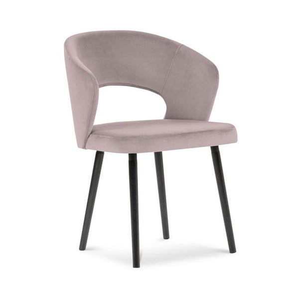 Fioletowe krzesło z aksamitnym obiciem Windsor & Co Sofas Elpis