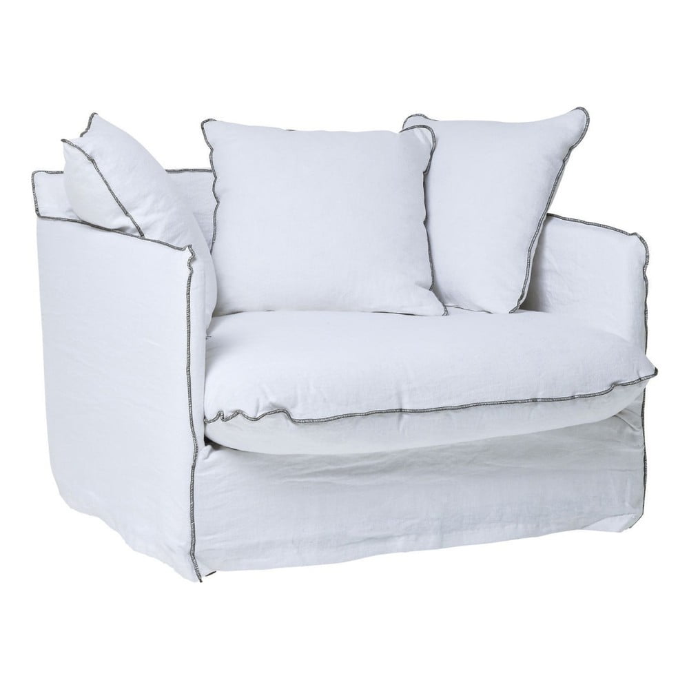 Biały fotel Kare Design Santorini