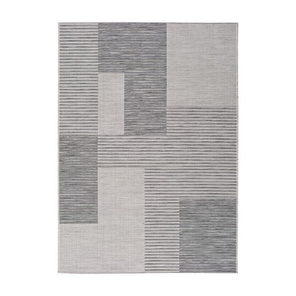 Szary dywan odpowiedni na zewnątrz Universal Cork Squares, 115x170 cm