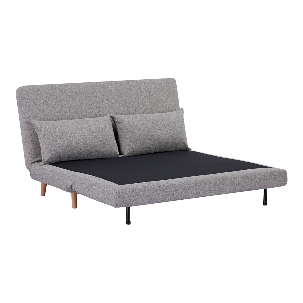 Szara rozkładana sofa 140 cm Marlow – House Nordic