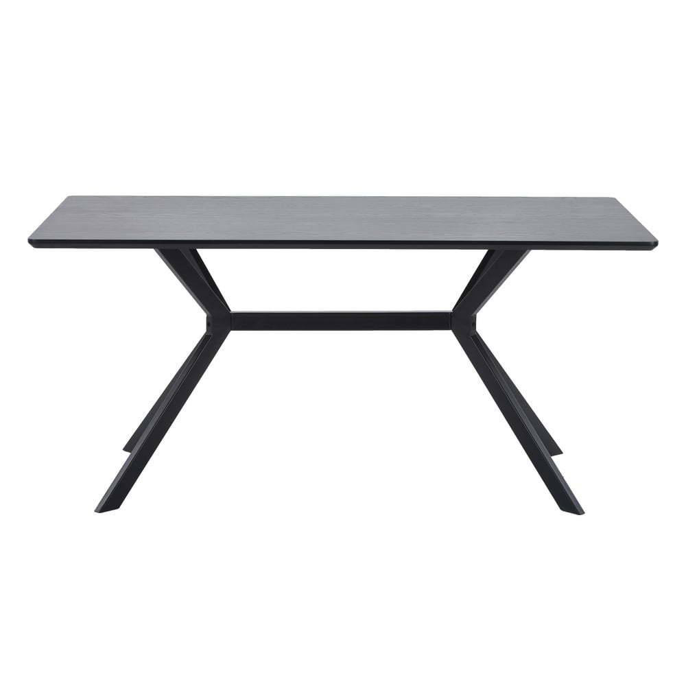 Czarny stół WOOOD Bruno, 200x90 cm