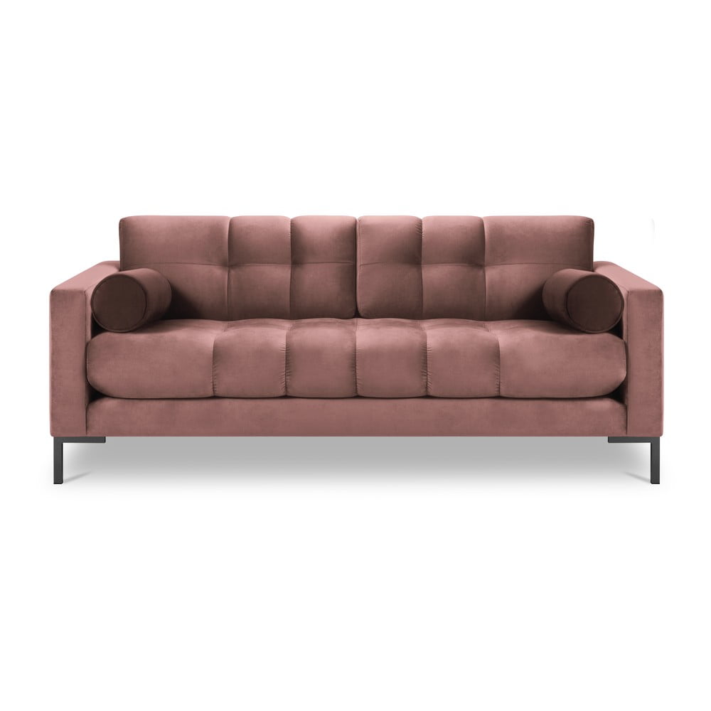 Różowa aksamitna sofa Cosmopolitan Design Bali