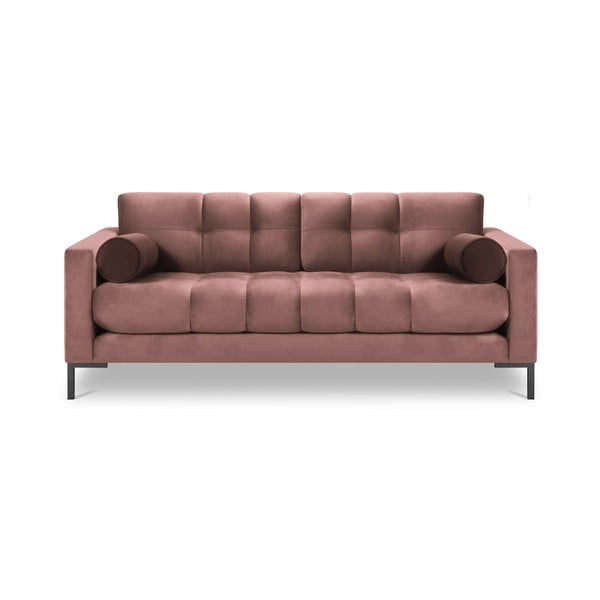 Różowa aksamitna sofa Cosmopolitan Design Bali