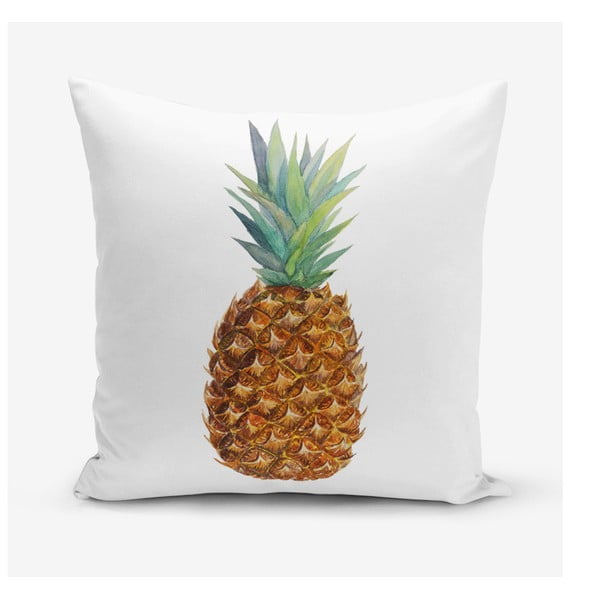 Poszewka na poduszkę z domieszką bawełny z ananasowym motywem Minimalist Cushion Covers Pine, 45x45 cm