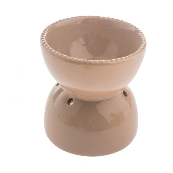 Beżowa ceramiczna lampka aromatyczna Dakls, wys. 11,5 cm