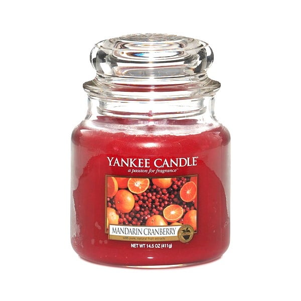 Świeczka zapachowa Yankee Candle Mandarynki z żurawiną, 65 h
