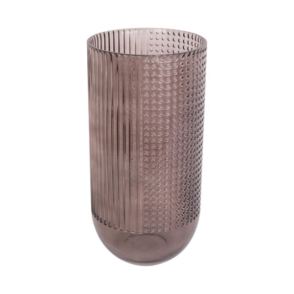 Brązowy szklany wazon PT LIVING Attract, wys. 20 cm
