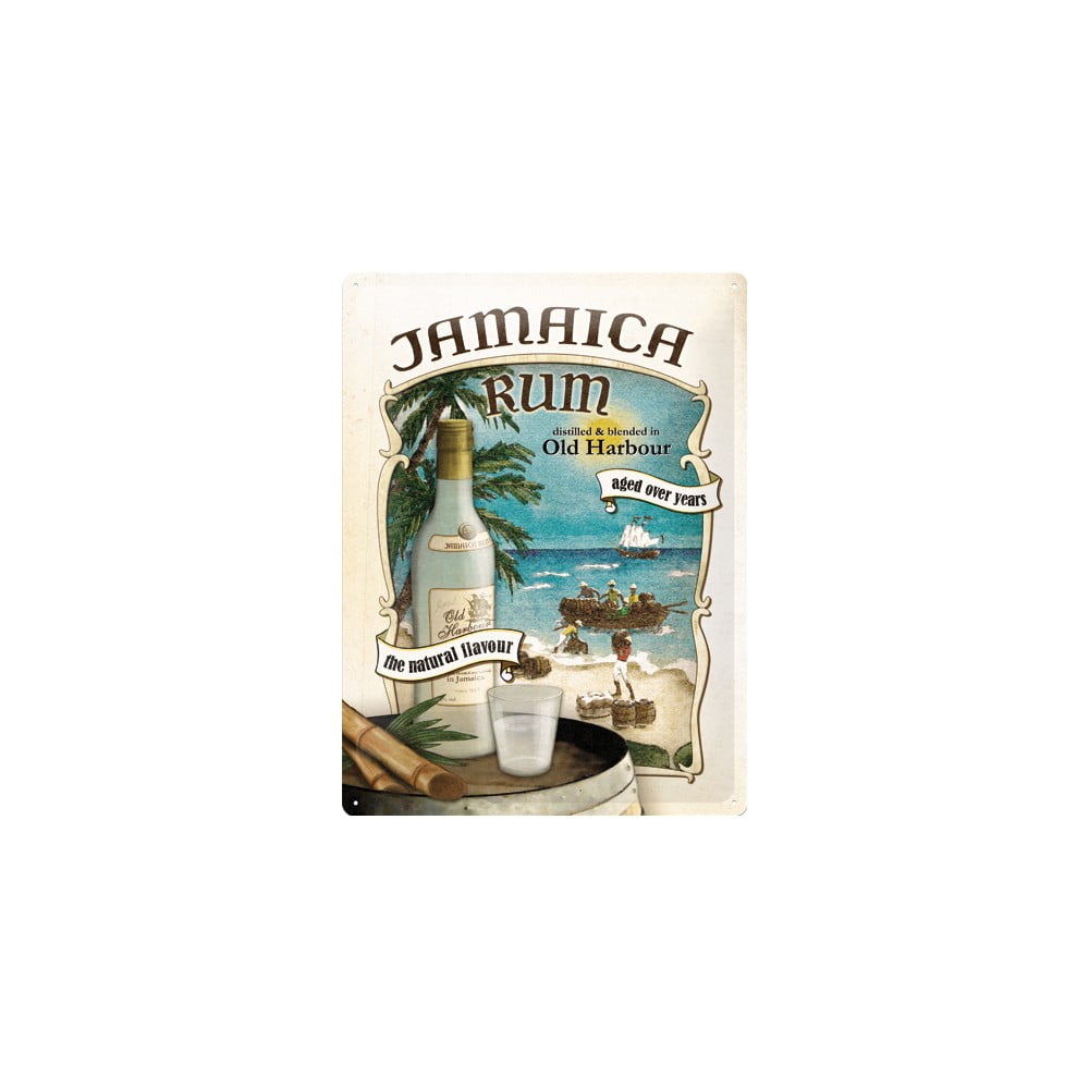 Retro blaszana tablica Jamaica, 30x40 cm