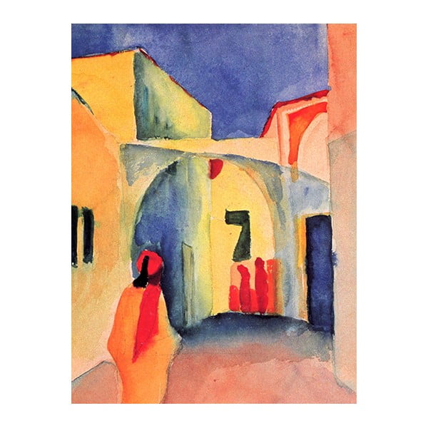 Reprodukcja obrazu Augusta Macke – A Glance Down an Alley, 60x45 cm