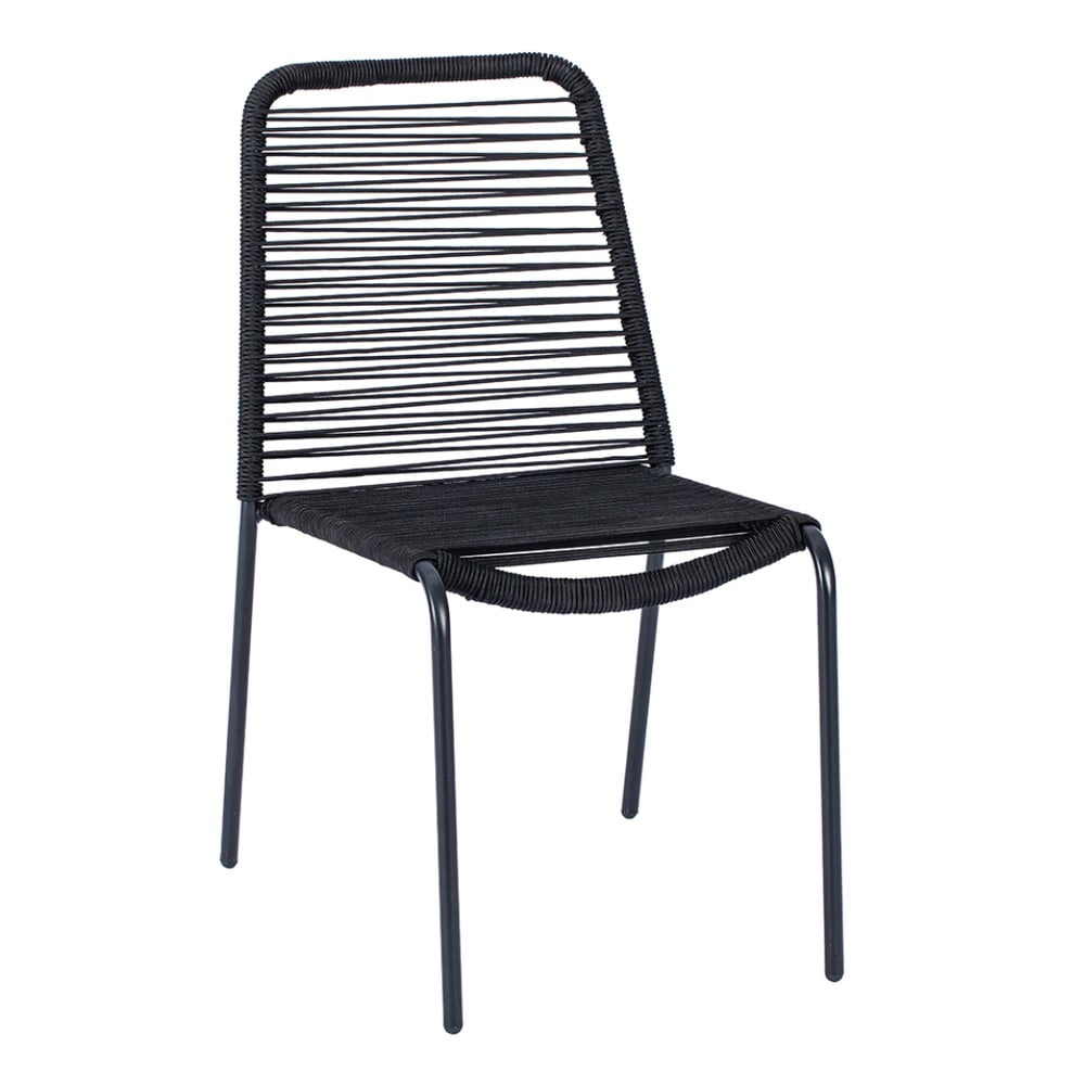 Czarne krzesło ogrodowe Debut Kai