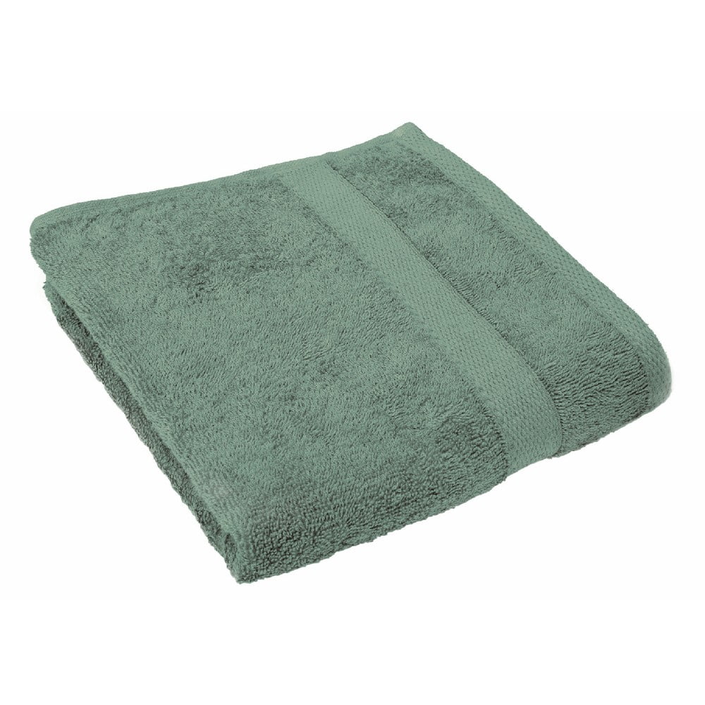 Zielony ręcznik Tiseco Home Studio, 50x100 cm