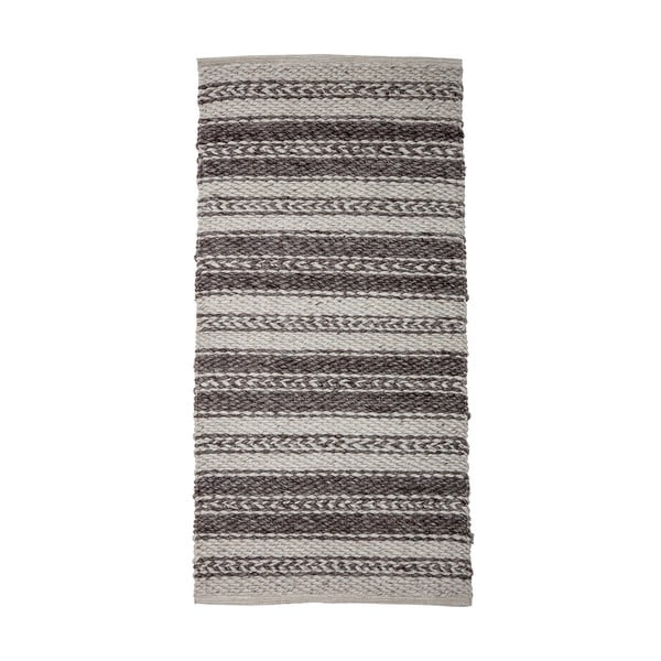 Brązowo-szary dywan Bloomingville Poly, 70x140 cm