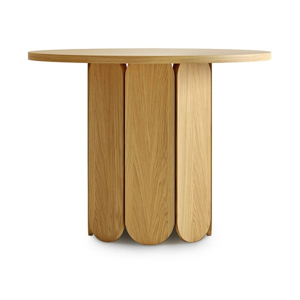 Stół w dekorze dębu Woodman Soft, ø 98 cm