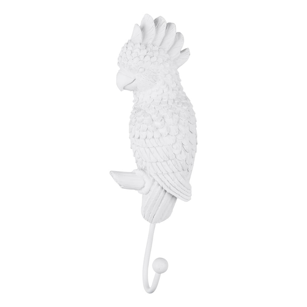 Biały haczyk w kształcie papugi Leitmotiv Kakadu