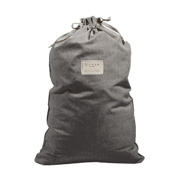 Worek na pranie z domieszką lnu Really Nice Things Bag Cool Grey, wys. 75 cm