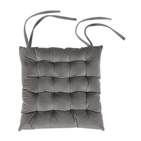 Ciemnoszara poduszka na krzesło Tiseco Home Studio Chairy, 37x37 cm