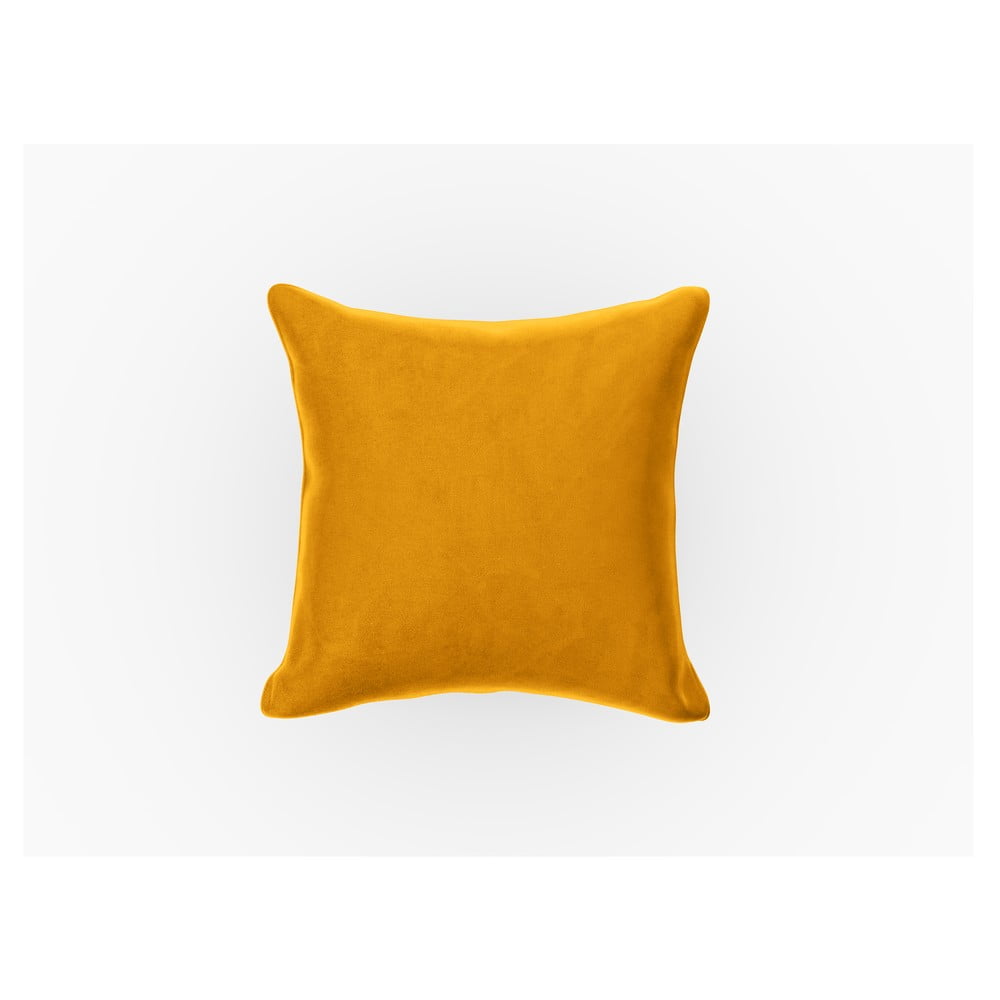 Zdjęcia - Pozostałe meble Rome Żółta aksamitna poduszka do sofy modułowej  Velvet – Cosmopolitan Desi 