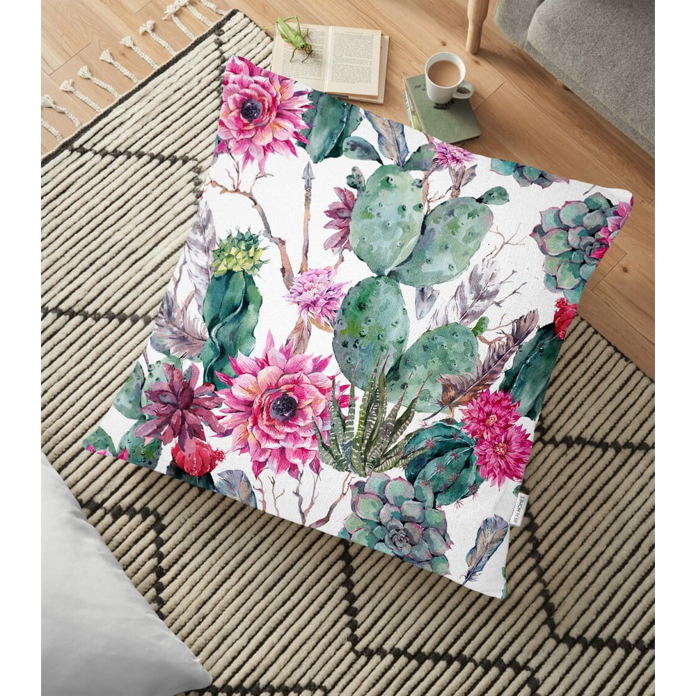 Poszewka na poduszkę z domieszką bawełny Minimalist Cushion Covers Bloom, 70x70 cm