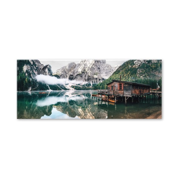 Szklany obraz Styler Tyrol Lake, 50x125 cm