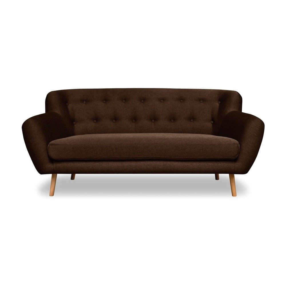 Brązowa sofa Cosmopolitan design London, 162 cm