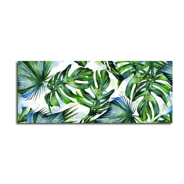 Obraz Styler Canvas Greenery Tropical, 60x150 cm