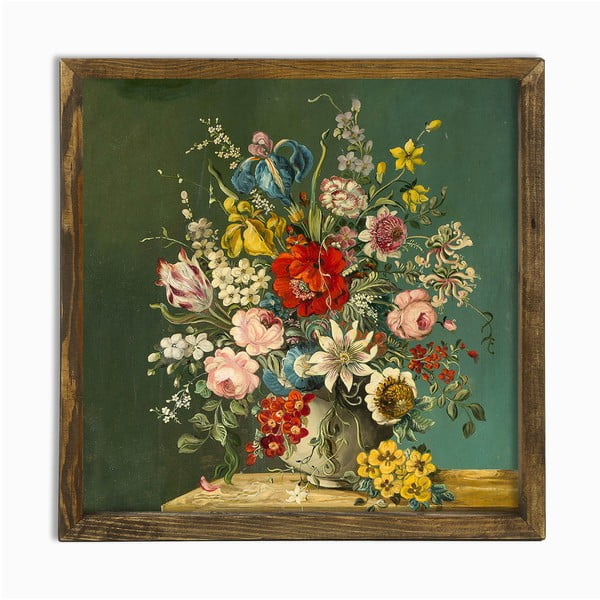 Obraz Vintage Flowers, 50x50 cm