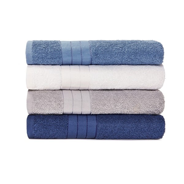 Zestaw 4 bawełnianych ręczników Le Bonom Capri, 50x100 cm